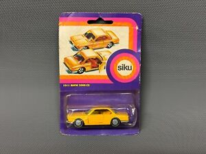 SIKU Yellow BMW 2000 CS on Blister Card V266