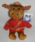 NWT Royal Canadian Mounted Police RCMP GRC Plush 11" Sergeant Bullmoose Moose