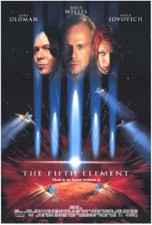 FIFTH ELEMENT 2/S ORIGINAL ROLLED UNUSED MOVIE POSTER 1997 DOUBLE SIDED 5TH