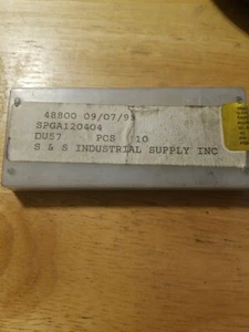 (2A5) 8pcs, Knight Carbide Inserts, SPGA120404, DU57 - Picture 1 of 2