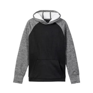 JJC) Boys' Tech Fleece Hoodie Hooded Sweatshirt Black with Gray Size Small 6/7 - Picture 1 of 1