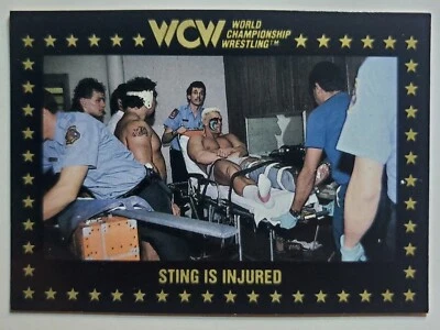1991 Championship Marketing WCW #85 STING IS INJURED - Image 1 of 2