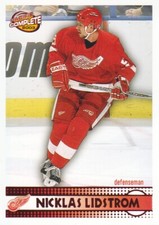 2002-03 Pacific Complete Hockey Red #1 Nicklas Lidstrom 086/100