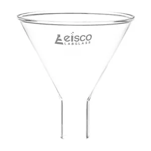 Eisco Powder Funnel, 4.7" (120mm) Diameter, Plain 60° Angle - Borosilicate Glass - Picture 1 of 1