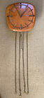Vintage Kieninger Clock with chains and Pendulum - working