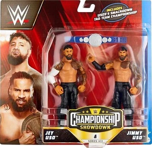 WWE Usos Championship Showdown Jimmy Uso Jey Uso Bloodline Tag Team 2-Pack Yeet - Picture 1 of 7