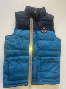 MAMBO Two Tone Blue Puffer Vest Adult Size Small Free Tracked Fast Post Aus Sell - Picture 1 of 7