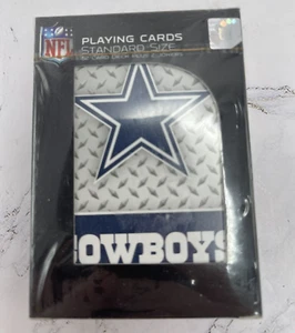 Mazzo di carte da gioco ufficiale NFL Dallas Cowboys Diamond Plate sigillato nuovo - Foto 1 di 3