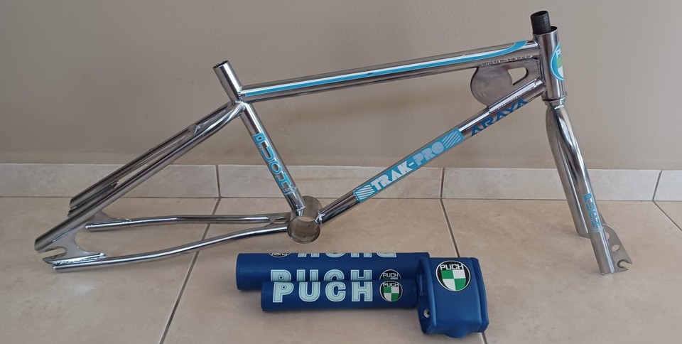 Cadre BMX Vintage Hutch 20 Pouces – Old School, Rouille Et Rayures