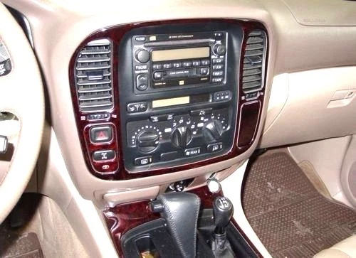 TOYOTA LAND CRUISER FIT 1998-2002 CONJUNTO DE MADEIRA CHERRY BURL PAINEL ACABAMENTO KIT AUTOMÁTICO 19 PEÇAS - Imagem 1 de 4