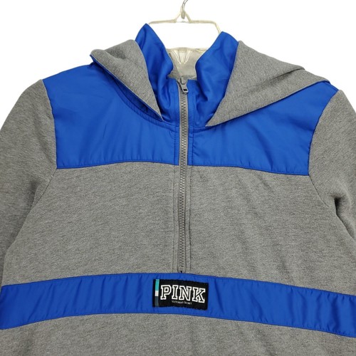 UNDERCOVER Felpa con cappuccio rosa Victoria's Secret donna grigio M blu 1 2 cerniera pullover manica lunga