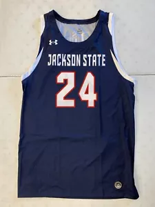 Under Armour Jackson State Tigers maglia basket uomo L blu navy - Foto 1 di 4