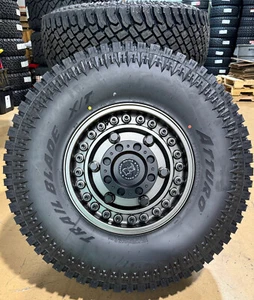 5) 17" Black Rhino Armory Wheels 37" Atturo AT Tires 5x5 Jeep Gladiator JT - Picture 1 of 5
