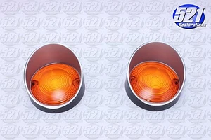Lentes de señal de luz de estacionamiento de giro delantero para 68 69 Dodge Coronet SuperBee Mopar - Imagen 1 de 3