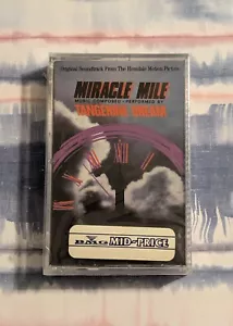 Miracle Mile Soundtrack - Tangerine Dream (1989 Cassette) New Age Electronic - Picture 1 of 7