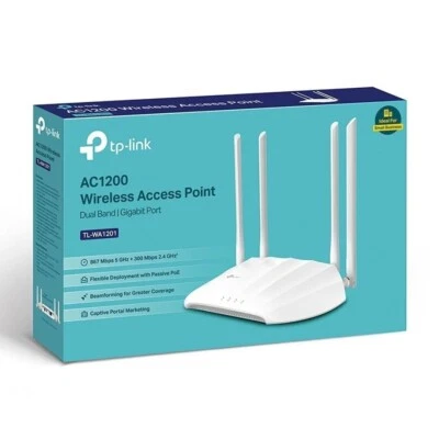 Tp-Link TL-WA1201 Ac1200 867+300 Dual Band Wireless Access Point Mu-Mimo - Image 1 of 3