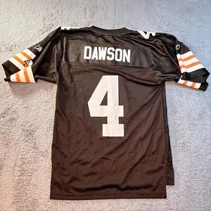 Cleveland Browns Phil Dawson Jersey 4 Brown Authentic NFL Equipment Reebok Small - Picture 1 of 8
