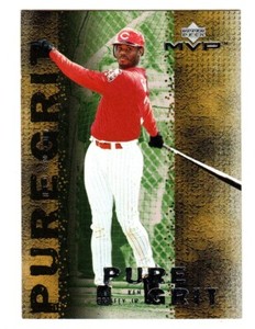 2000 Upper Deck MVP PURE GRIT #G7 Ken Griffey Jr CINCINNATI REDS