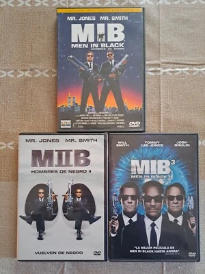 DVD TRILOGIA MEN IN BLACK  - NUEVO - WILL SMITH - ENVIO CERTIFICADO INCLUIDO - Imagen 1 de 2