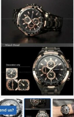 Relógios analógicos de quartzo Curren 8023 - Imagem 1 de 4