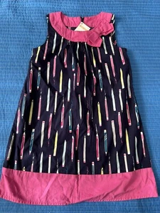 Niñas 6 Nuevo Con Etiquetas Gymboree Escuela Vestido Lápiz BTS - Imagen 1 de 7