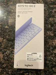 Logitech Keys-To-Go 2 Portable Bluetooth Keyboard With Cover 920-012920 - Picture 1 of 6