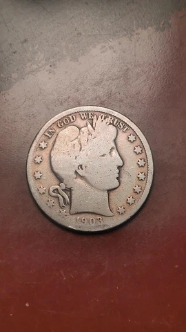 1903 O New Orleans Barber Silver Half Dollar Nice Good Obv. Scratch         R588 Cover