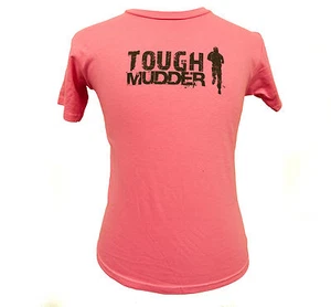 Tough Mudder Classic Pink T-Shirt Kids Graphic Print - Picture 1 of 2
