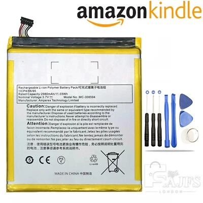 New Battery MC-308594 For Amazon Kindle Fire 7 5th Generation SV98LN 2015 Tablet