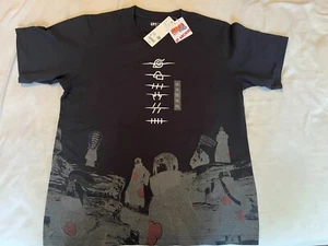 UT Archive Uniqlo Naruto Black Short Sleeve Graphic T Shirt Japanese Size XL New - Picture 1 of 1