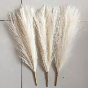 45cm Artificial Pampas Grass Reed for Weddings, Home Bedroom Decor, Photo Props - Picture 1 of 19