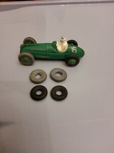 LOVELY VINTAGE DINKY TOYS #233 COOPER BRISTOL RACING CAR 1950S DIECAST GREEN VGC