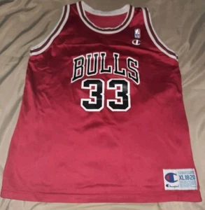 Camiseta deportiva vintage Champion Youth 18/20 Bulls #33 Scottie Pippen - Imagen 1 de 6