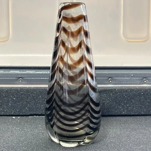 Vintage Studioglas Mid Century Modern Stiel Vase grob organisch Mod Nic Nak  - Bild 1 von 10