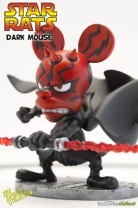 RAT-MAN Infinite Collection Dark Ratón Sobre Licencia Leo Ortolani Statue - Imagen 1 de 1