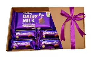 Cadbury Chocolate Bar Gift Box, Personalised Hamper | Easter Gift, Birthday Gift - Picture 1 of 4