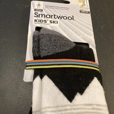 Calcetines Smartwool Niños Esquí Grandes Crew Talla 3-6 Nuevos con Etiquetas Merino Light Cojín Sobre la pantorrilla Foto 1 de 4