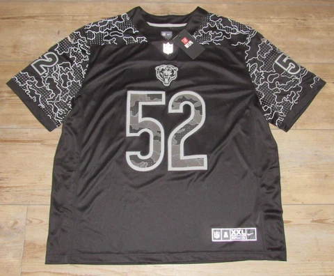 Nike Chicago Bears Khalil Mack #52 Black RFLCTV Limited $185 Jersey Men's 2XL Cover