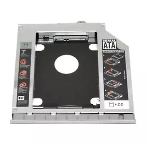 Con bisel 2º HDD SSD disco duro Caddy para HP EliteBook 8560w 8570w 8760w 8770w - Imagen 1 de 5