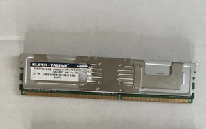 SUPER TALENT 4GB ECC DDR2 667 (PC2 5300) SERVER MEMORY T667FB4G4S - Picture 1 of 2