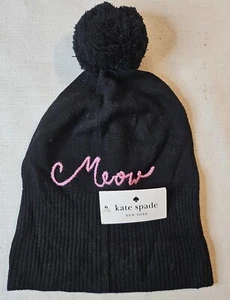 Kate Spade New York Meow Leopard Face Beanie Hat - Bild 1 von 4