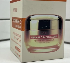 AZURE Vitamin C & Collagen MOISTURIZING DAY CREAM 50ML New In Box Sealed Korea - Picture 1 of 2