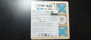 Holz Tic Tac Toe Brettspiel, klassisches Spiel für 2, um sich die Zeit zu vertreiben - Bild 1 von 2