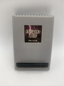 Password Card For Sony Playstation 1 - PS1 Cheat Cartridge PS-121B - Picture 1 of 4