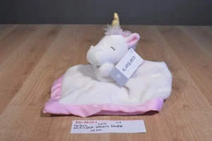Carter's White and Pink Unicorn 2016 Security Blanket Plush(310-2603-1) - Picture 1 of 6