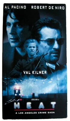Heat By Michael Mann (Vintage, VHS, 1996, VG, 2-Tape) Al Pacino, Robert De Niro - Image 1 of 4