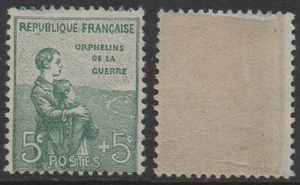 DE LA 1ere SERIE ORPHELINS # 149 / 1917 - 5 C + 5 C * MLH / COTE 30.00 € - Foto 1 di 1