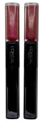 2 Pack L'Oreal Infallible Pro Last 2 Step Lipstick 217 Cherry Noir ***Read - Image 1 of 4