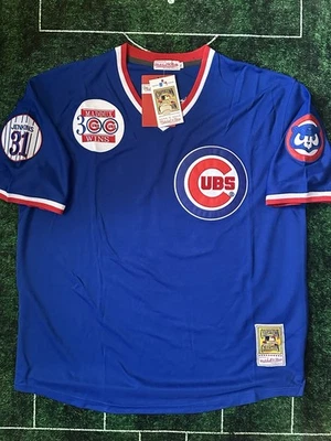 GREG MADDUX Chicago Cubs 300th Win Retro Throwback M&N Baseball Jersey Size XL - Image 1 of 4