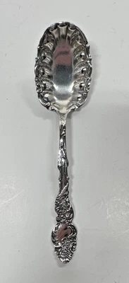 1847 Rogers Bros A1 哥伦比亚银盘 1893 年糖壳勺子 5 3⁄4 — 第 1/3 张图片